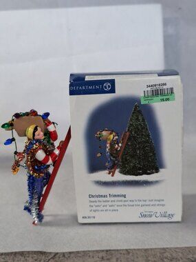 Department 56 Snow Village Christmas Trimming #56.55110 – in box ladder